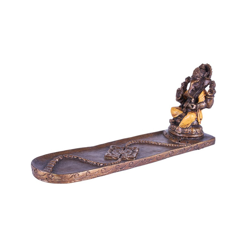 Porte encens Ganesh orange