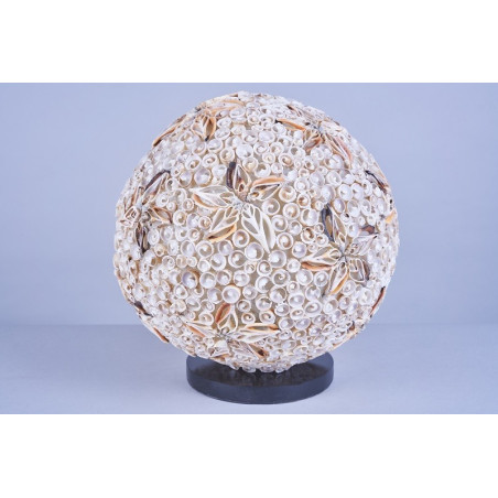 Lampe boule Stars en coquillage