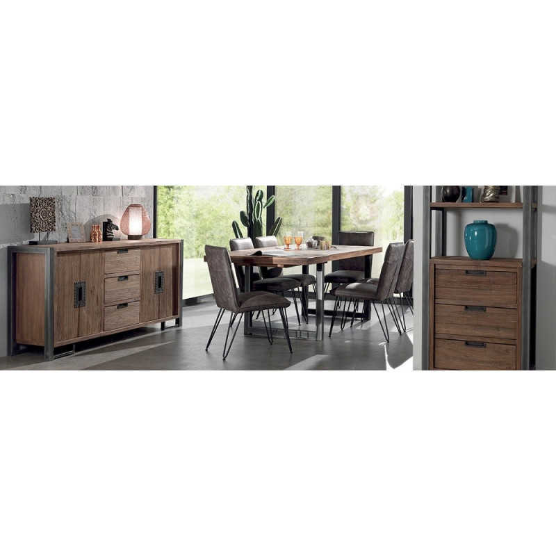 Bahut en teck Wales L 186 x H 80 cm - CASITA