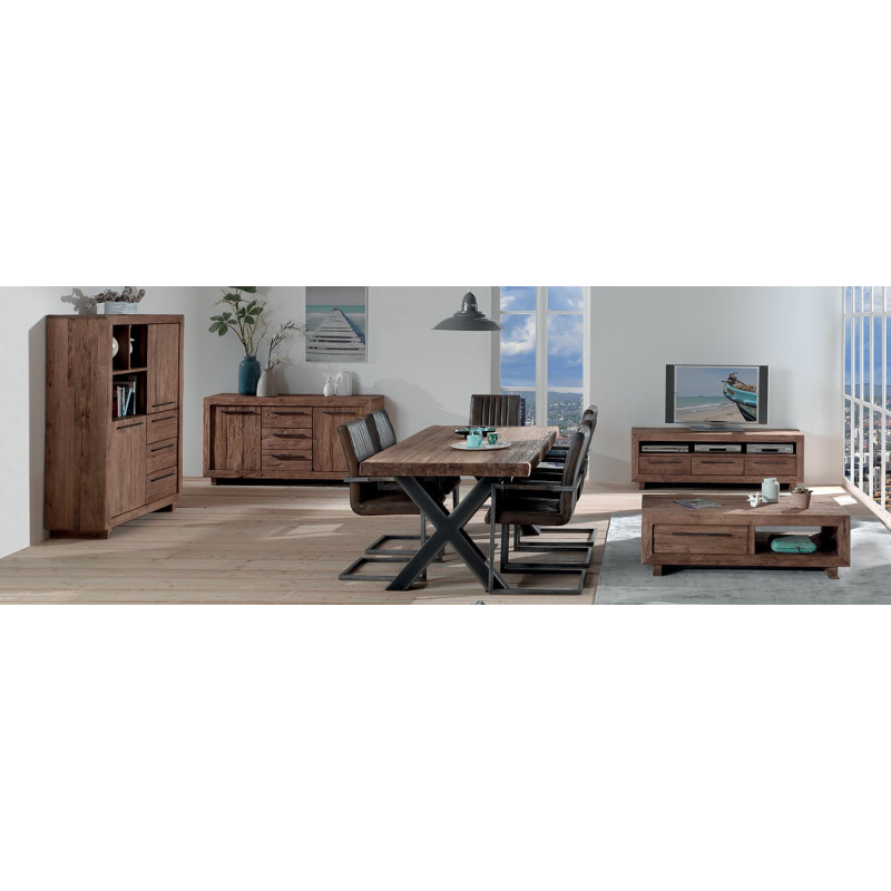 Bahut en teck Oregon L 200 cm - CASITA