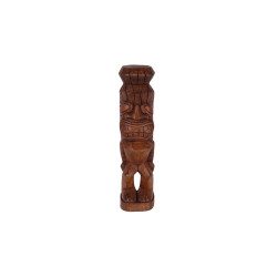 Tiki polynésien LAKA en bois 30 cm