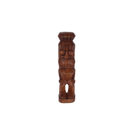 Tiki polynésien LAKA en bois 30 cm