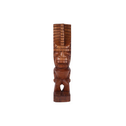 Tiki polynésien MAMAKA en bois 50 cm