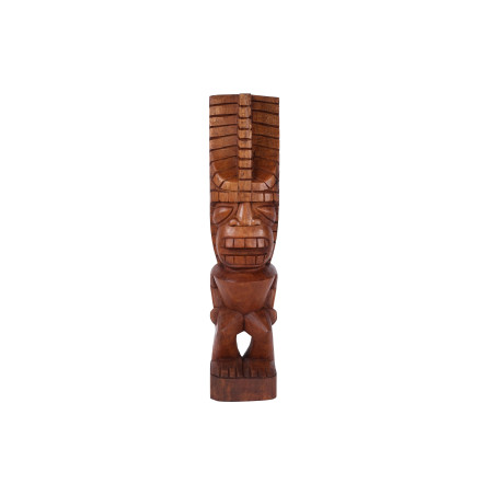 Tiki polynésien MAMAKA en bois 50 cm