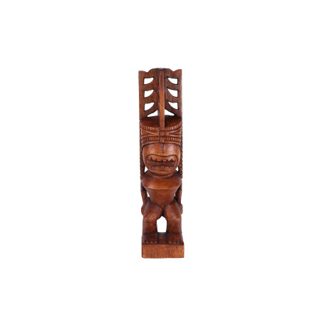 Tiki polynésien Akua Kai en bois 50 cm