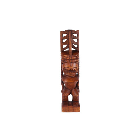 Tiki polynésien Akua Kai en bois 50 cm