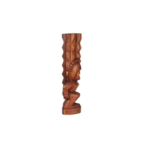 Tiki polynésien KANALOA en bois 50cm