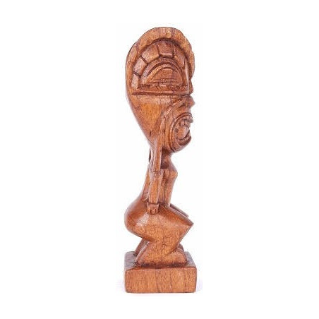 Tiki polynésien Kiano en bois 20 cm