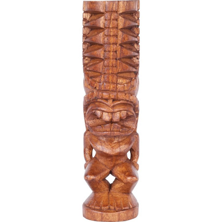 Tiki polynésien Tupu en bois 20 cm