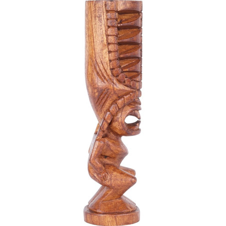 Tiki polynésien Tupu en bois 20 cm