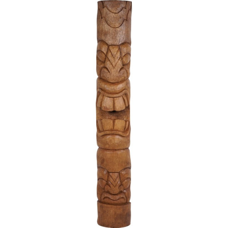 Tiki polynésien Kuna en bois H 150 cm