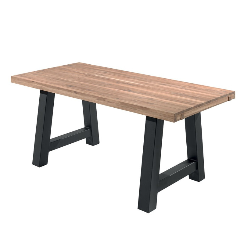Table Robinson 1m80 en chêne & métal - CASITA