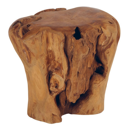 Tabouret champignon en teck