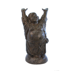 Statue jardin Bouddha du bonheur 100 cm