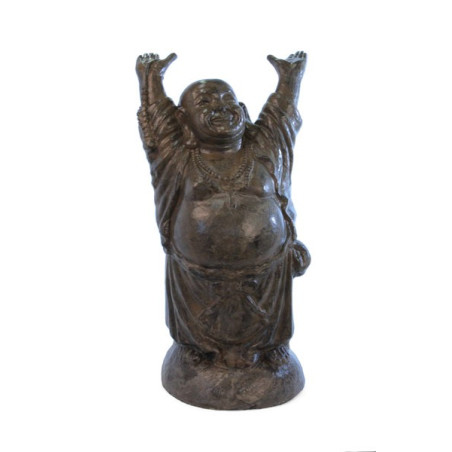 Statue jardin Bouddha du bonheur 100 cm