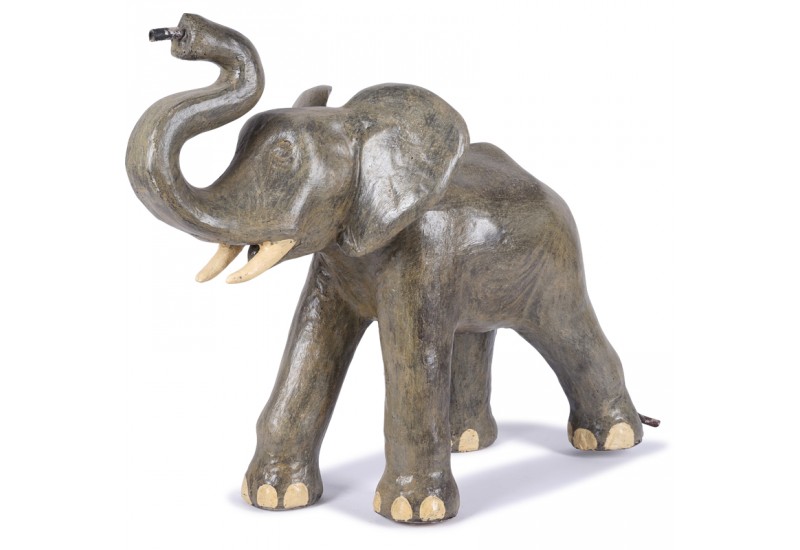 Statue d'éléphant 60 cm déco exotique jardin Koh Deco