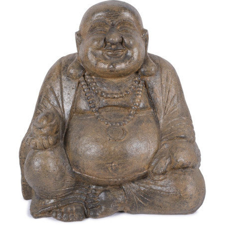 Statue jardin Bouddha rieur 60 cm