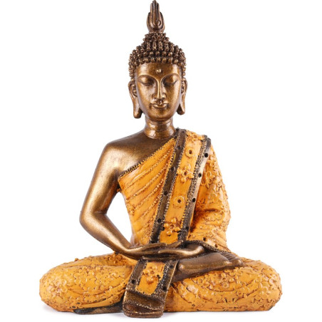Statue de Bouddha Thaïlandais 30 cm - Orange