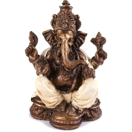 Statue Ganesh 25 cm - Blanc