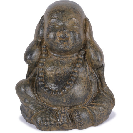 3 Statues jardin-Moines de la Sagesse 40 cm - Old New