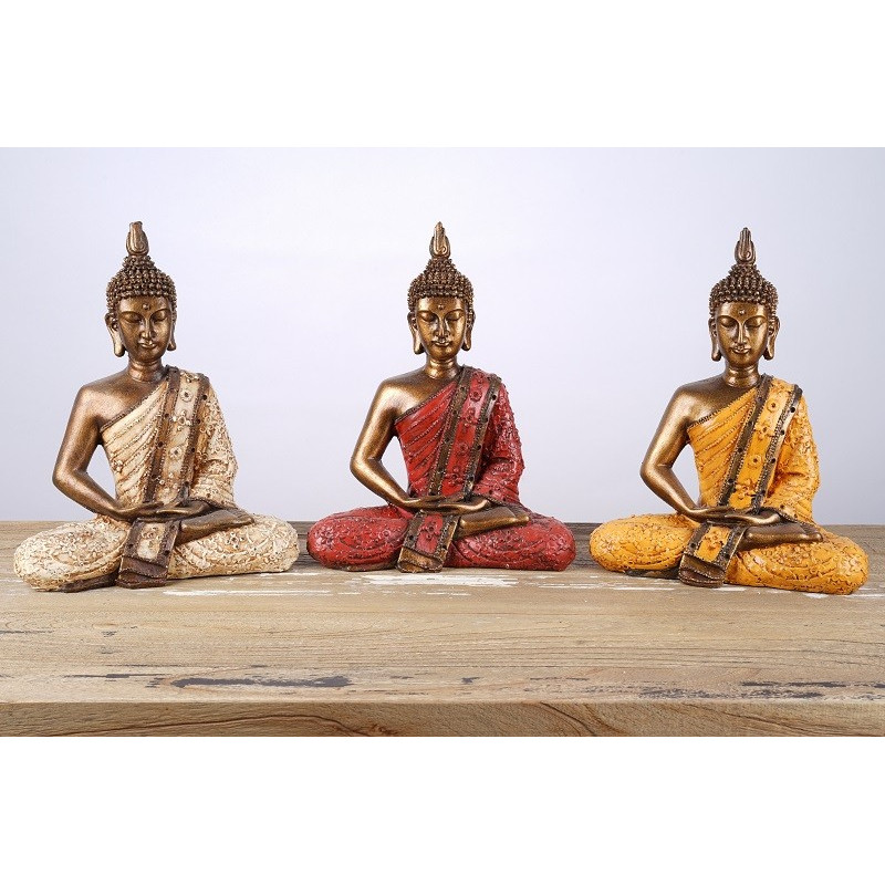 Statue de Bouddha Thaïlandais 30 cm - Orange