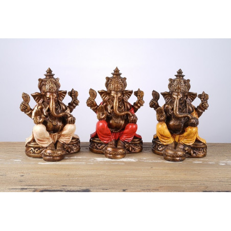 Statue Ganesh 25 cm - Blanc