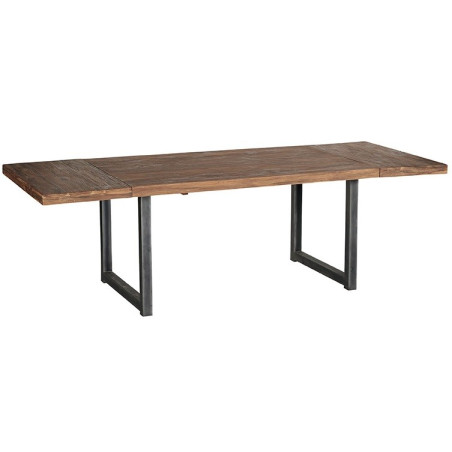 Table en teck Wales 160 cm avec allonges - CASITA