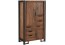 Armoire en teck et métal Wales L 90 cm - CASITA