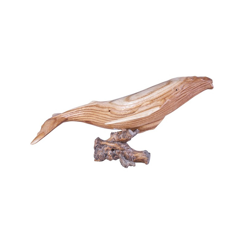 Baleine en bois 50 cm