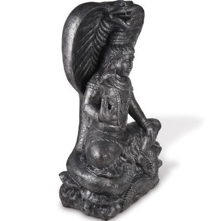 Statue jardin Shiva 150 cm - Gris