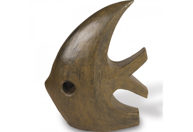 Statue de Jardin Poisson Design 70 cm - Antique | Koh Deco