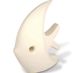 Statue de Jardin Poisson 100 cm - Blanc