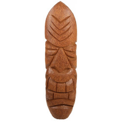 Tiki polynésien Surf en bois 100 cm