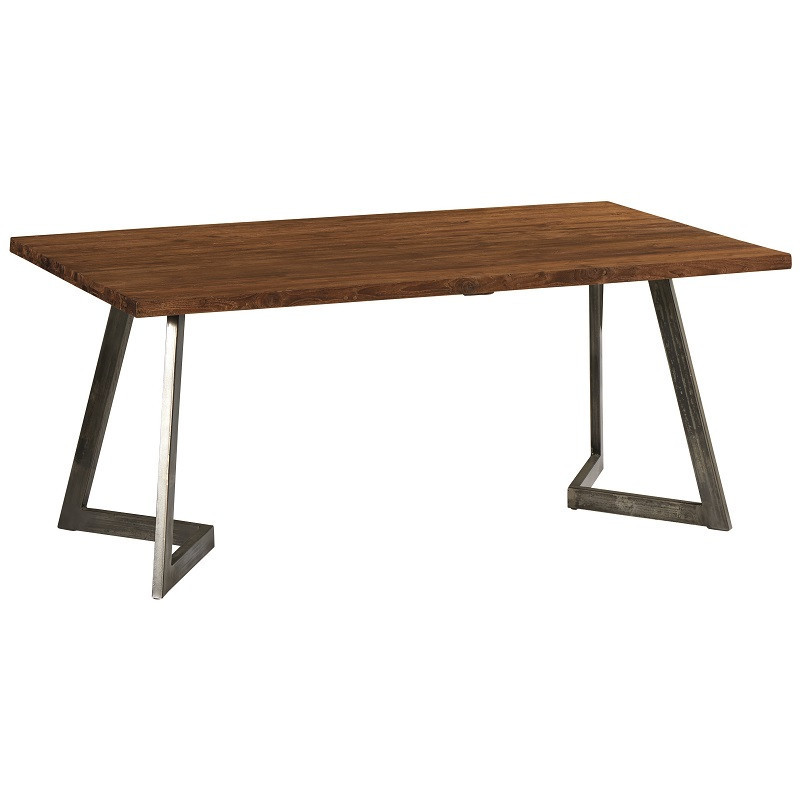 Table en teck et fer Talmo 180 cm - CASITA