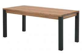 Table à manger 180 cm en chêne & métal Catane - CASITA
