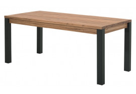 Table à manger 150 cm en chêne & métal Catane - CASITA