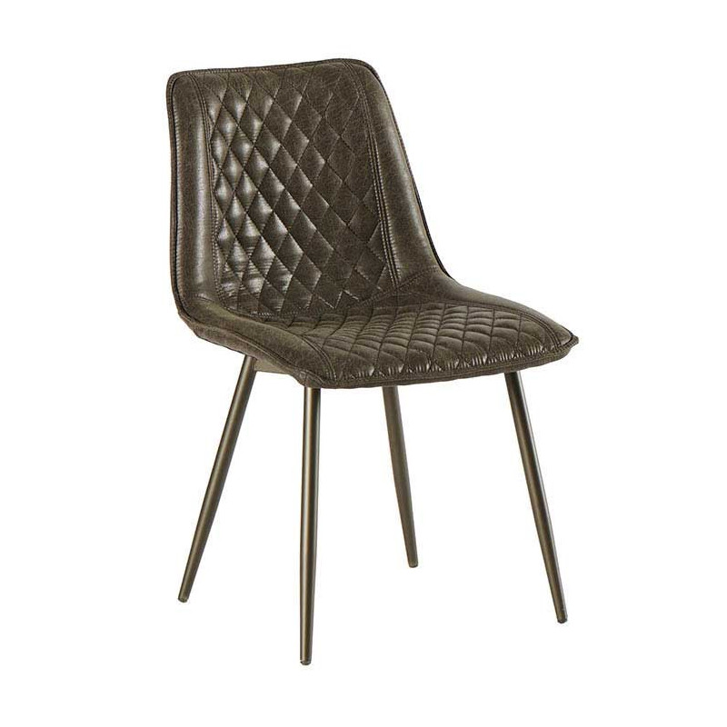 Chaise Morgan gris anthracite - Casita