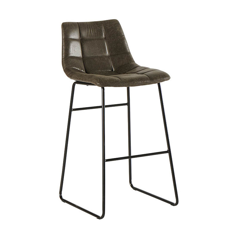 Chaise de bar Saturne gris anthracite - Casita