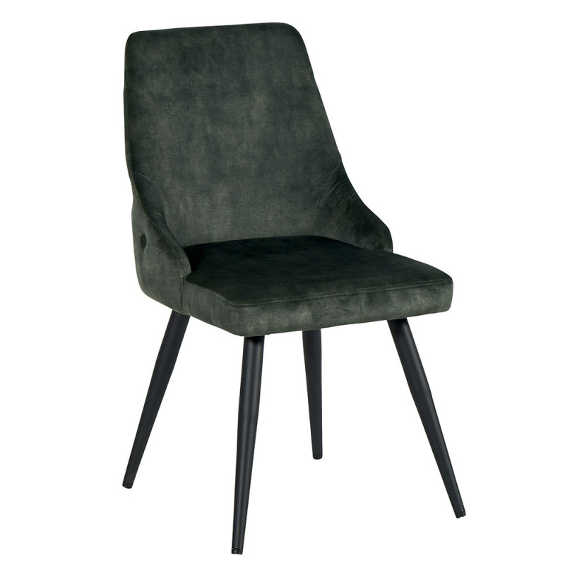 Chaise Casta en tissu kaki - Casita