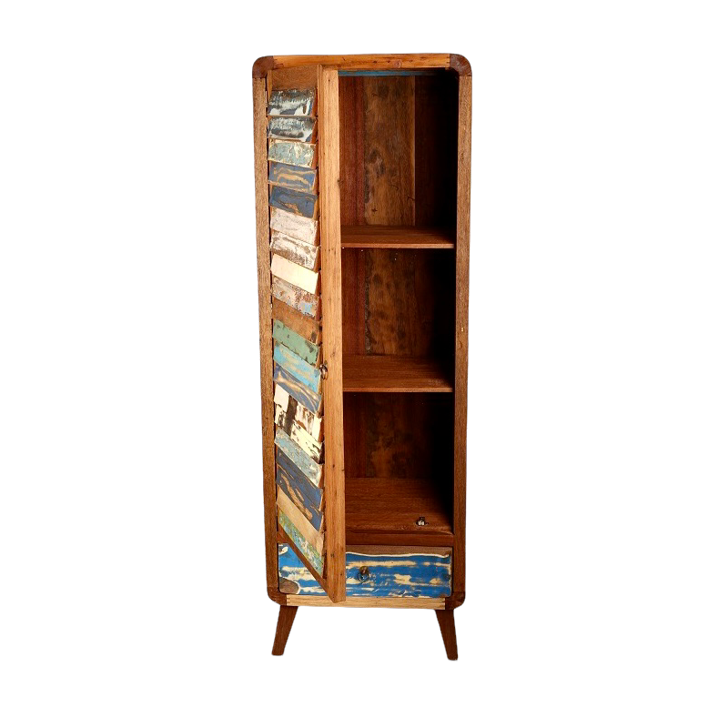 Armoire persienne Vita en teck et bois de bateau recyclé