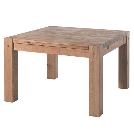 Table carrée L 140 cm en chêne LODGE CASITA