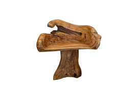 Fauteuil en racine de teck Koa - 7