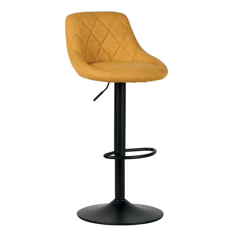 Chaise de bar Oneal en Moutarde - KohDeco