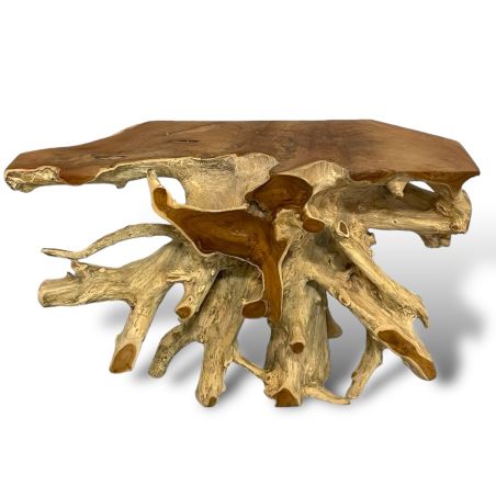 Console Faka en racine de teck 125 cm