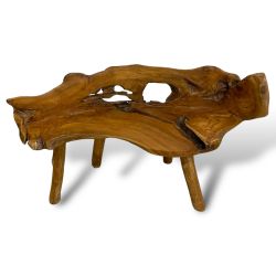 Banc en racine de teck Fogi