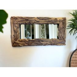 Miroir en teck XXL indonésien - 150 - KohDeco