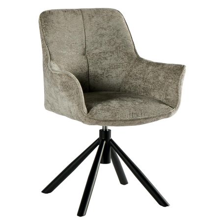 Chaise tournante Ewing - Gris