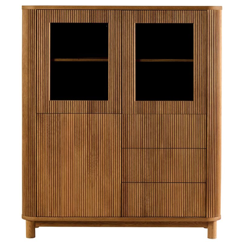 Enfilade Winton 3 portes 130 cm en chêne