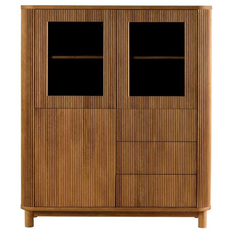 Enfilade Winton 3 portes 130 cm en chêne