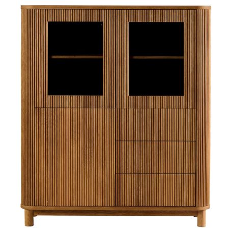 Enfilade Winton 3 portes 130 cm en chêne